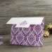 Purple Foiling Invitation Card Pocket Wedding Invitation Customized